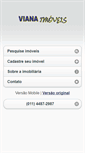 Mobile Screenshot of imobiliariaviana.com.br